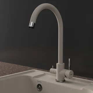 Смеситель для кухни GranFest  URBAN Z-5420 песочный